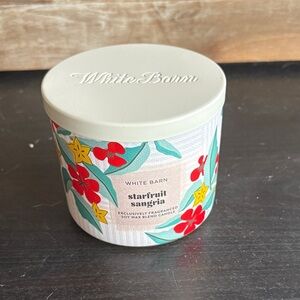 White Barn Starfruit Sangria 3-Wick Candle 14.5 oz Never Burned